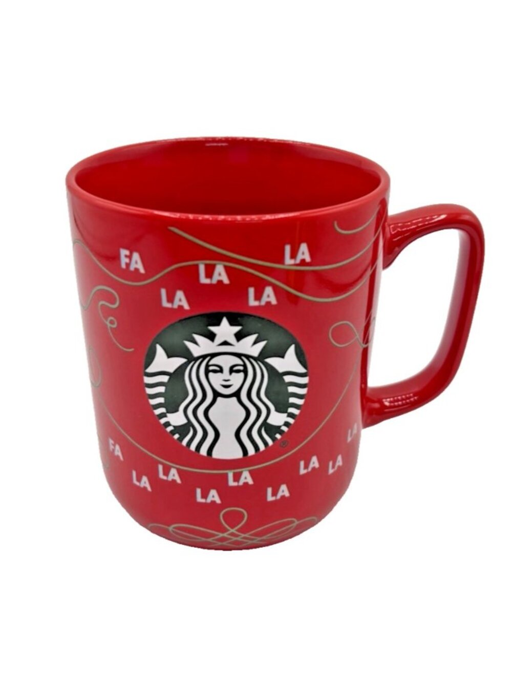 2020 Starbucks Christmas Fa La La La La Red Mermaid Mug 16 Oz Holiday